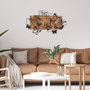 Wallity Legendary Accesorio decorativo de pared Negro y Nogal